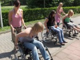 rolstoelen met de klas b)