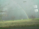 Regenboog vanuit de trein :)