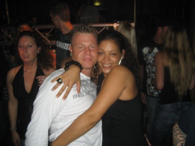 Michel met zn meissie.