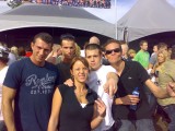 Frans, Herb, Wendy, Koray en Rubbere Robbie