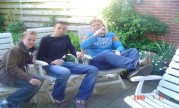 jordy, ik en jelmer @ verjaardag jelmer 2006:bier: