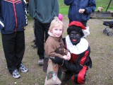 Maurice met Zwarte Piet