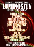 [b]Luminosity presents Before The Energy @ Poema, Utrecht 22-02-