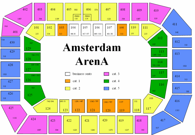 Amsterdam Arena Plattegrond · Albumelement