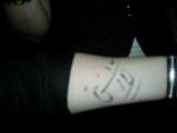 handtekening op me arm :P