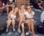 Gabbertjes Cindy Yvet en Karina in Lloret '98 :bounce: