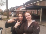 Cindy & Ik voordat we naar Scheveningen gingen :P