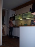 Vivian in kitchen:D