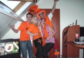 wij waren voor oranje:P