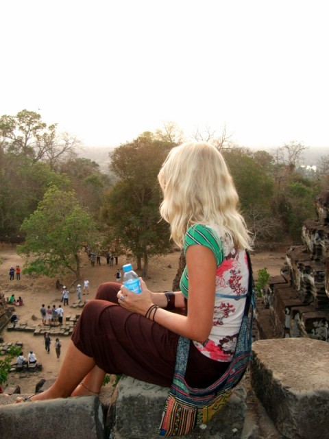 zonsondergang Angkor Wat