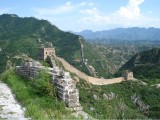 Chinese muur.... fikse klim van wel 8km