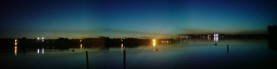 avond voor decibel uitzicht vanaf het meer
