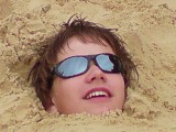 Patrick onder het zand:P
