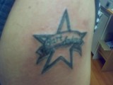 miene tattoo  ( de namen van mijn ouders ) (bart  andrea )