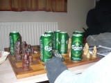 a few cans of  carlsberg