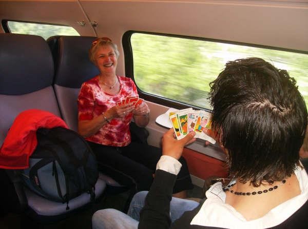 Kwartetten in de trein :lol: