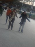 Op de schaatsbaan met Leen