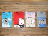 4 Family Guy t-shirts gekocht in Griekenland :banana: