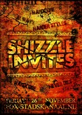 Shizzle invites (front)