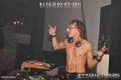 DJ da Dominator in action at B.I.T.C.H