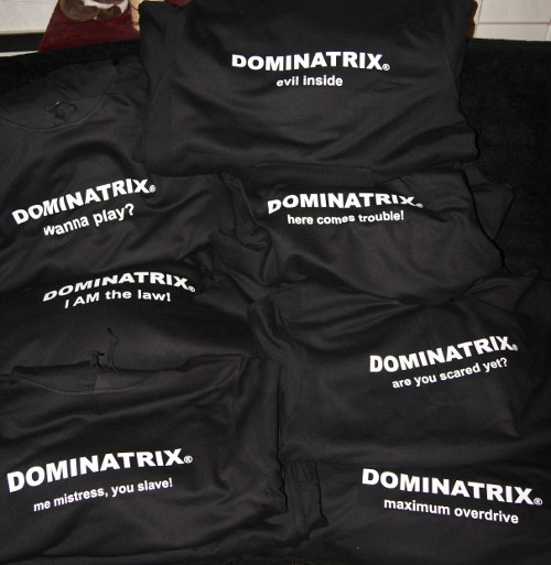Dominatrix Merchandise ;-)