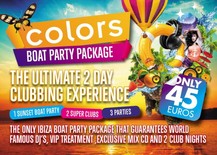 Colors boatparty Ibiza