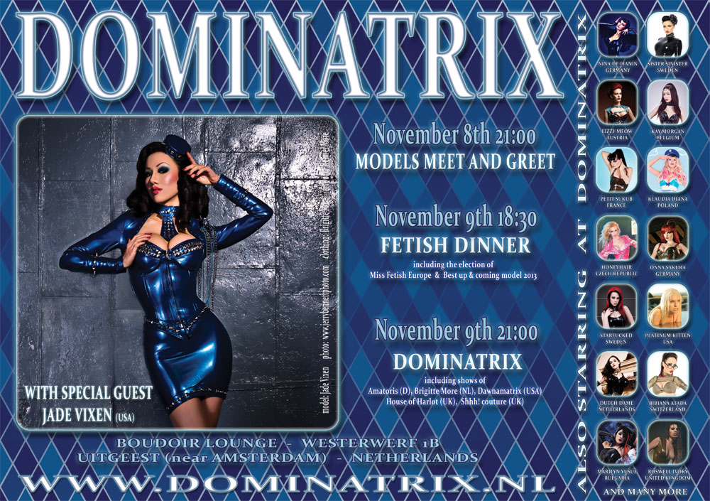 Dominatrix 8 & 9 november 2013